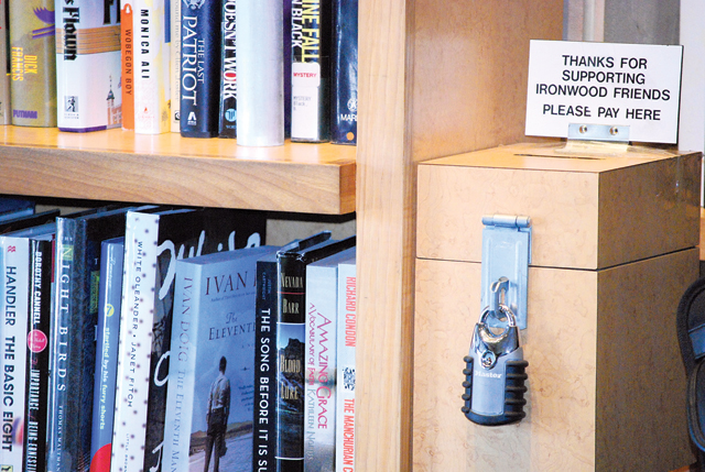 Cupz and Crepes, Ironwood Public Library partner to collect books